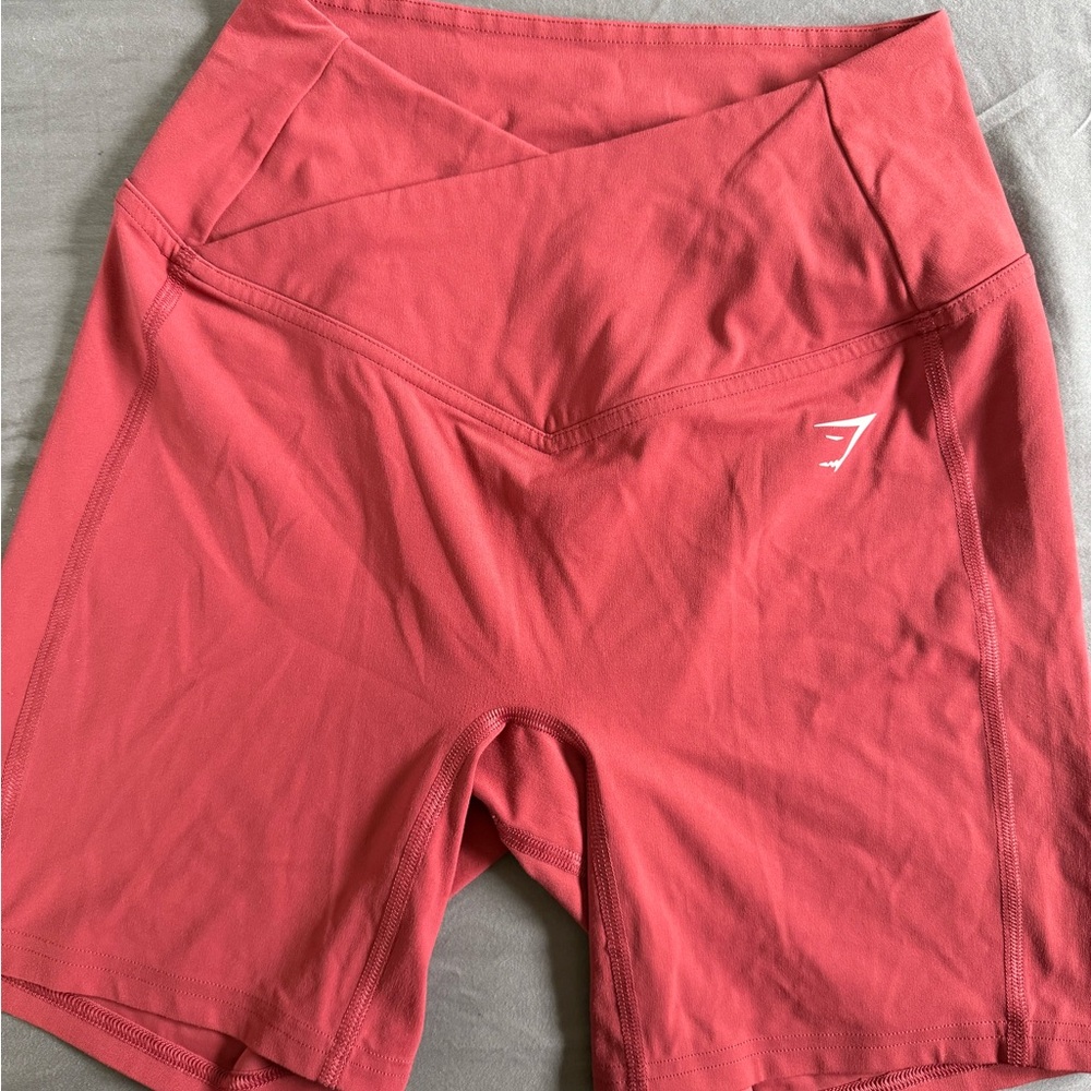 Gymshark Women's Coral Crossover Shorts, Size Small